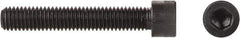 Made in USA - 1/2-13 UNC Hex Socket Drive, Socket Cap Screw - Alloy Steel, Black Oxide Finish, Fully Threaded, 3-1/2" Length Under Head - Apex Tool & Supply