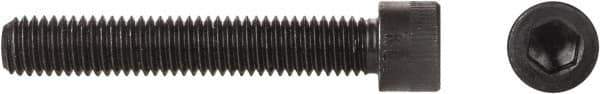 Made in USA - 1/2-13 UNC Hex Socket Drive, Socket Cap Screw - Alloy Steel, Black Oxide Finish, Fully Threaded, 3" Length Under Head - Apex Tool & Supply