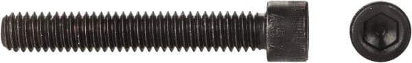 Made in USA - 5/16-24 UNF Hex Socket Drive, Socket Cap Screw - Alloy Steel, Black Oxide Finish, Fully Threaded, 1-3/4" Length Under Head - Apex Tool & Supply