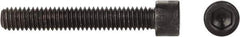 Made in USA - 5/16-18 UNC Hex Socket Drive, Socket Cap Screw - Alloy Steel, Black Oxide Finish, Fully Threaded, 2-1/2" Length Under Head - Apex Tool & Supply