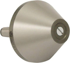 Bison - MT2 Morse Taper Shank, 60mm Head Diam, Live Center - 5,000 Max RPM, 30mm Point Diam, 1.38" Point Len, 400 Lb Max Workpc, Bull Nose Point - Apex Tool & Supply