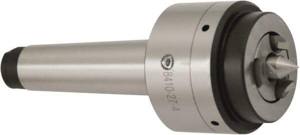 Bison - 5MT Mount, 2.05 to 5.9055" Clamping Diam, Centered Pin Face Driver - 2.559" Min Turning Diam, Hydraulic Face Driver Actuation - Apex Tool & Supply