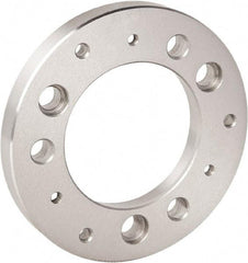 Bison - Adapter Back Plate for 10" Diam Bison Power Lathe Chucks - A2-8 Mount - Apex Tool & Supply