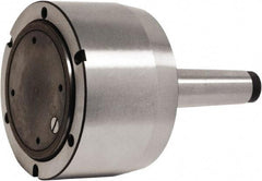 Bison - Adapter Back Plate for 5" Diam Bison Set-Tru Lathe Chucks - 4MT Mount - Apex Tool & Supply