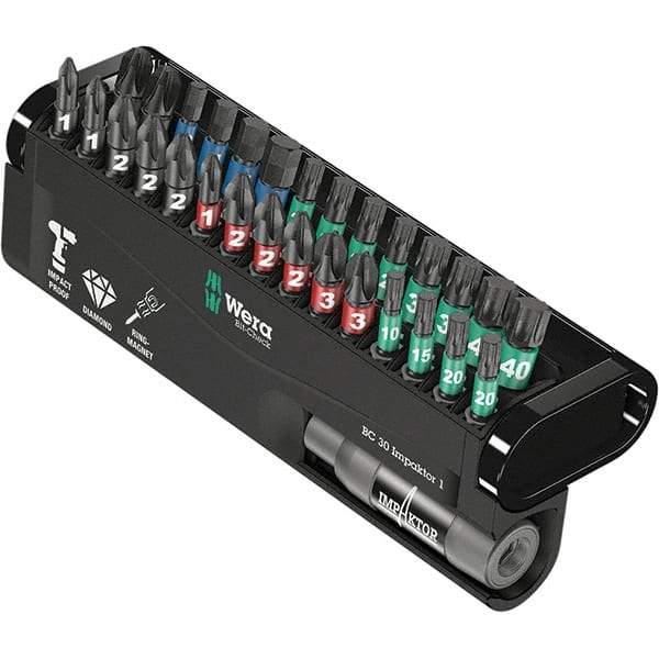 Wera - Power & Impact Screwdriver Bit Sets Point Type: Hex; Phillips; Torx Tool Type: Hex; Phillips; Torx - Apex Tool & Supply