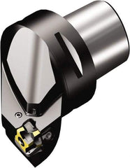 Sandvik Coromant - Right Hand Cut, Size C6, 3-80-101108 Insert Compatiblity, Internal Modular Turning & Profiling Cutting Unit Head - 45mm Ctr to Cutting Edge, 65mm Head Length, Through Coolant, Series CoroTurn 300 - Apex Tool & Supply