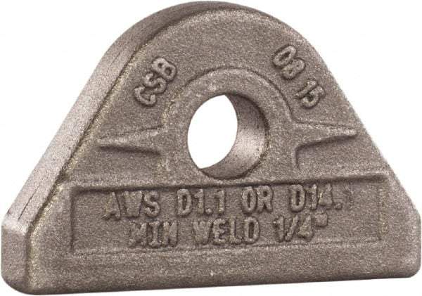 Mag-Mate - 15/32" ID, 2,000 Lb Capacity, Pad Eye - Carbon Steel - Apex Tool & Supply
