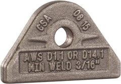 Mag-Mate - 3/8" ID, 1,000 Lb Capacity Pad Eye - Carbon Steel - Apex Tool & Supply