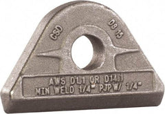 Mag-Mate - 43/64" ID, 4,000 Lb Capacity Pad Eye - Carbon Steel - Apex Tool & Supply
