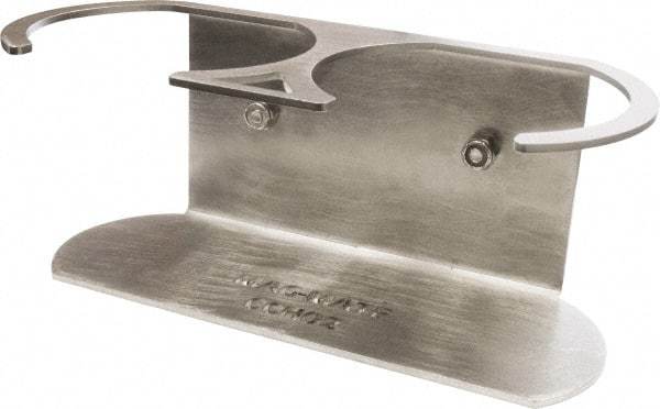 Mag-Mate - 82 Lb Max Pull Force, 3/8" Overall Height, 2.63" Diam, Ceramic Cup Magnet - Magnetic Style, 3-3/8" Clamp Opening, Chrome Plated - Apex Tool & Supply