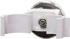 Mag-Mate - 42.5 Lb Max Pull Force, 1-13/32" Overall Height, 1.41" Diam, Ceramic Cup Magnet - Magnetic Style, 3/4" Clamp Opening, Chrome Plated - Apex Tool & Supply