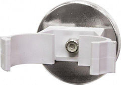 Mag-Mate - 19 Lb Max Pull Force, 2-1/32" Overall Height, 2.03" Diam, Ceramic Cup Magnet - Magnetic Style, 1" Clamp Opening, Chrome Plated - Apex Tool & Supply