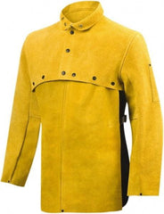 Steiner - Size XL, 20" Long, Cape Sleeves & Bib - Leather, Bourbon - Apex Tool & Supply