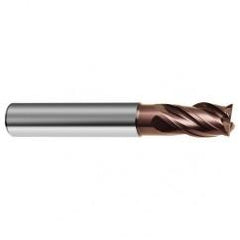 3/8" Dia. - 2-1/2" OAL - 4 FL Variable Helix Nano-SI Carbide End Mill - Apex Tool & Supply