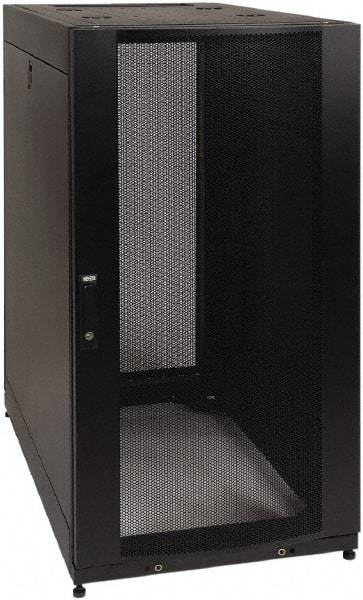 Tripp-Lite - 23.63" Overall Width x 25" Rack Height x 43" Overall Depth Data Cable Enclosure - 3,000 Lb Capacity, Black - Apex Tool & Supply