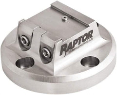 Raptor Workholding - 1-1/2" Jaw Width, 2" High Dovetail Vise - For Use with 4 & 5 Axis Workholding Systems - Apex Tool & Supply