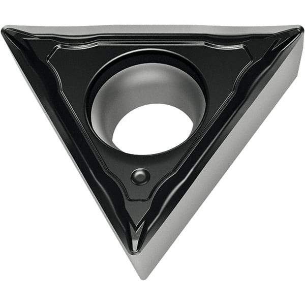 Walter - TCMT FM4 Grade WSM20S Turning Insert - TiAlN+Al2O3+(Al) Finish, 60° Triangle, 6.35mm Inscr Circle, 2.38mm Thick, 0.4mm Corner Radius - Apex Tool & Supply