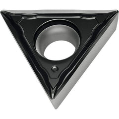 Walter - TCMT FM4 Grade WSM10S Turning Insert - TiAlN+Al2O3+(Al) Finish, 60° Triangle, 9.53mm Inscr Circle, 3.97mm Thick, 0.8mm Corner Radius - Apex Tool & Supply