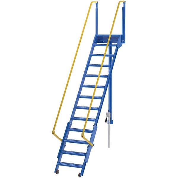 Vestil - Rolling & Wall Mounted Ladders & Platforms Type: Ladder Style: Mezzanine Ladder - Apex Tool & Supply