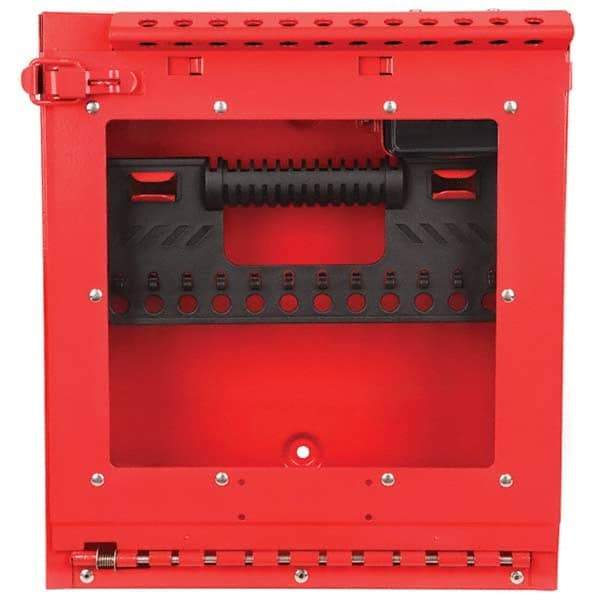 Master Lock - Group Lockout Boxes Portable or Wall Mount: Wall Mount Maximum Number of Padlocks: 12 - Apex Tool & Supply