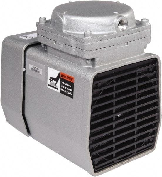 Gast - Diaphragm-Type Vacuum Pumps Horsepower: 1/8 Cubic Feet per Minute: 1.60 - Apex Tool & Supply