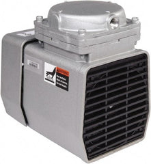 Gast - Diaphragm-Type Vacuum Pumps Horsepower: 1/8 Cubic Feet per Minute: 1.60 - Apex Tool & Supply