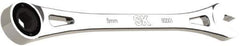 SK - 8mm 6 Point Combination Wrench - 7-3/4" OAL, Steel, Full Polish Finish - Apex Tool & Supply