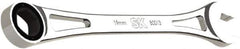 SK - 19mm 6 Point Combination Wrench - 12" OAL, Steel, Full Polish Finish - Apex Tool & Supply