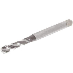 Iscar - M14x1.50 Metric Fine 3 Flute 6H Modified Bottoming Spiral Flute Tap - Cobalt, TiN Finish, 100mm OAL, Right Hand Flute, Right Hand Thread, Series TPS MF - Apex Tool & Supply