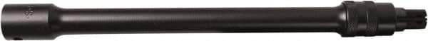 SK - 1/2" Drive Impact Locking Socket Extension - 10" OAL, Black Finish - Apex Tool & Supply