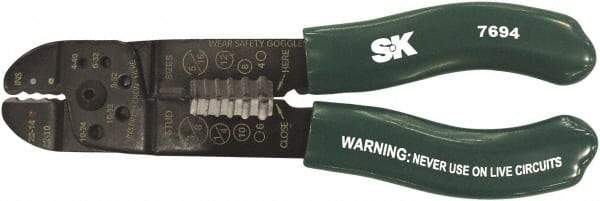 SK - Wire Harness, Crimping Pliers - Dipped Vinyl Handle - Apex Tool & Supply