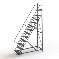 TRI-ARC - Rolling & Wall Mounted Ladders & Platforms Type: Rolling Warehouse Ladder Style: Rolling Safety Ladder - Apex Tool & Supply