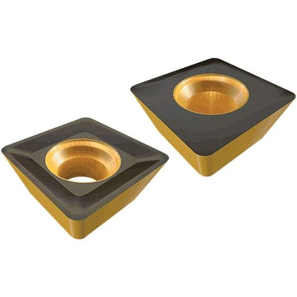 Iscar - H690 TNKX160610 PNTR Grade IC5100 Carbide Milling Insert - TiCN/Al2O3 Finish, 0.3937" Thick, 12mm Inscribed Circle, 1mm Corner Radius - Apex Tool & Supply