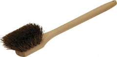 O-Cedar - 2" Bristle Length, Palmyra Utility Scrub Brush - 20" Long x 3" Wide Head, 20" OAL, Beige, Wood Block - Apex Tool & Supply