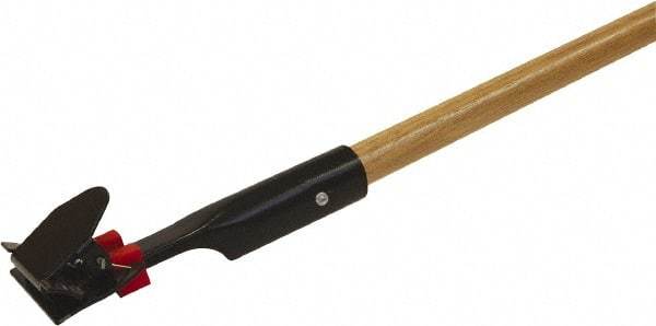 O-Cedar - 60" Standard Wood Snap-On Mop Handle - 1" Handle Diam, Use with Dust Mops - Apex Tool & Supply
