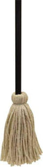 O-Cedar - White Deck Mop - 12" Long x 3-1/2" Wide Head, 48" Long Handle, Cotton Head - Apex Tool & Supply