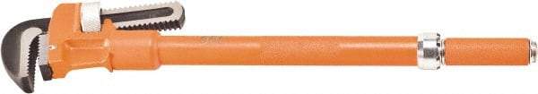 OPI - 18" Alloy Steel Telescopic Pipe Wrench - 3-1/8" Pipe Capacity - Apex Tool & Supply