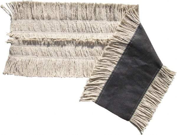 O-Cedar - 48" Long x 5" Wide Cotton Dust Mop Head - Slip-On/Slip-Through Backing, Launderable - Apex Tool & Supply