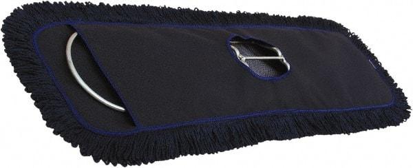 O-Cedar - 18" Long x 5" Wide Microfiber Dust Mop Head - Slip-On/Slip-Through Backing, Launderable - Apex Tool & Supply