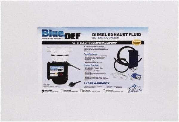Peak - Electric Automotive Fluid Transfer Pump - For Universal Use, 9 GPM - Apex Tool & Supply