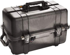 Pelican Products, Inc. - 12-47/64" Wide x 12-3/4" High, Clamshell Hard Case - Black, Polypropylene - Apex Tool & Supply