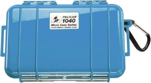 Pelican Products, Inc. - 5-1/16" Wide x 2-1/8" High, Clamshell Hard Case - Blue, Polycarbonate - Apex Tool & Supply