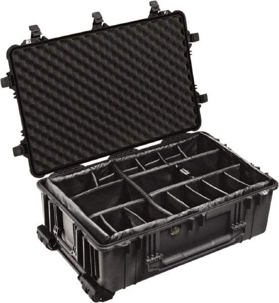 Pelican Products, Inc. - 24-7/32" Wide x 17-31/64" High, Shipping/Travel Case - Black, Polypropylene - Apex Tool & Supply