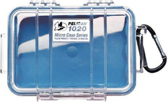 Pelican Products, Inc. - 4-3/4" Wide x 2-1/8" High, Clamshell Hard Case - Clear/Blue, Polycarbonate - Apex Tool & Supply