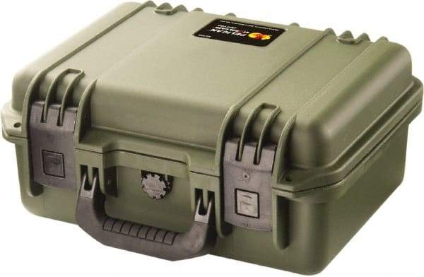 Pelican Products, Inc. - 11-13/32" Wide x 6-1/2" High, Clamshell Hard Case - Olive, HPX High Performance Resin - Apex Tool & Supply