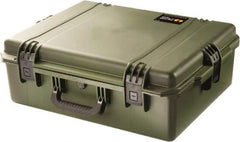 Pelican Products, Inc. - 19-45/64" Wide x 8-39/64" High, Clamshell Hard Case - Olive, HPX High Performance Resin - Apex Tool & Supply