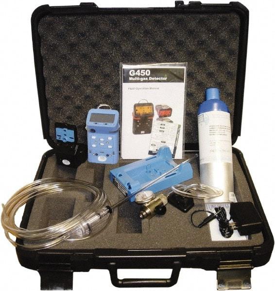 GfG - Audible, Vibration & Visual Alarm, LCD Display, Confined Space Monitor - Monitors LEL & Oxygen, -20 to 50°C Working Temp, CSA Listed - Apex Tool & Supply