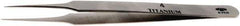 Aven - 4-1/4" OAL 4 Precision Tweezers - Tapered Shanks with Beveled Edges, Honed, Sharp Points - Apex Tool & Supply