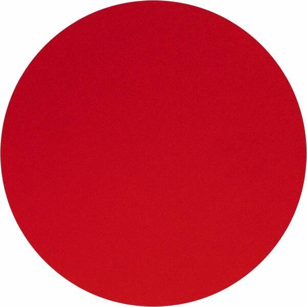 Norton - 12" Diam, 120 Grit Ceramic Adhesive PSA Disc - Medium Grade, Orange, Y Weighted Backing, Flexible - Apex Tool & Supply