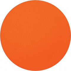 Norton - 20" Diam, 80 Grit Ceramic Adhesive PSA Disc - Coarse Grade, Orange, Y Weighted Backing, Flexible - Apex Tool & Supply